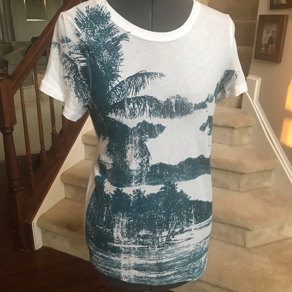 J. CREW Tropical Short-Sleeved T-Shirt - XL